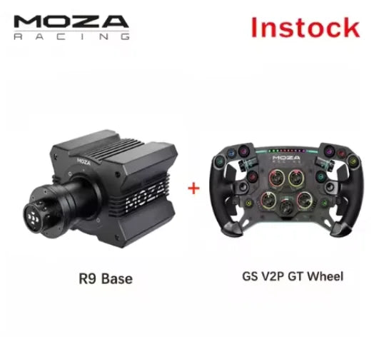 .MOZA Racing GS V2P GT Wheel A full featured 300mm sim wheel with R9 V3 / R12 V2 Direct Drive Wheel Base