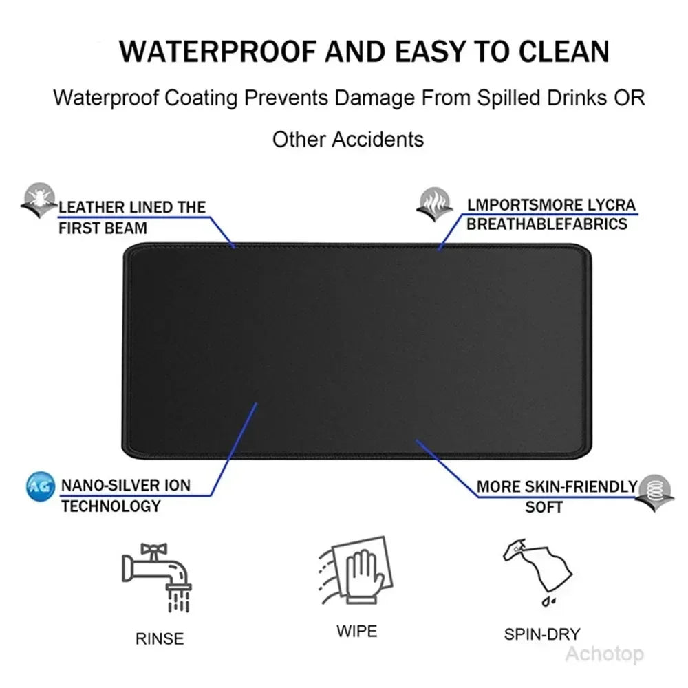 Gaming Mouse Pad Gamer Desk Mat Large Area Keyboard Pad Mousepad Carpet Laptop Computer E-Sports Modern Table Surface Mause Pad
