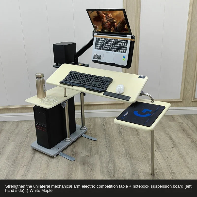 Bedside table Desktop space capsule E-sports table Bedside  Robotic arm  Lazy cockpit suspension bracket