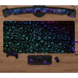 Gaming Mouse Pad Gamer Desk Mat Large Area Keyboard Pad Mousepad Carpet Laptop Computer E-Sports Modern Table Surface Mause Pad