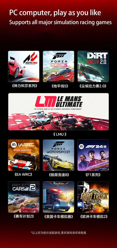 PXN V4D Bundle Racing Wheel 4Nm Force Feedback Simulator Gaming Steering Wheel PXN VD Series Direct Drive Servo Motor For PC