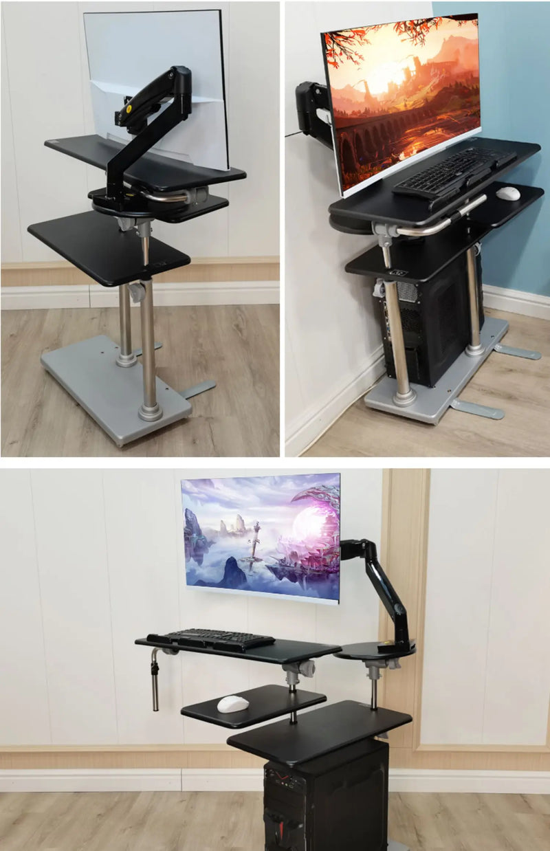 Bedside table Desktop space capsule E-sports table Bedside  Robotic arm  Lazy cockpit suspension bracket