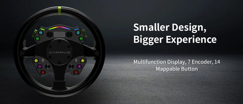 CAMMUS C12 with LC100 pedals kit C12 Direct Drive Steering Wheel Global First includes two T-shaped base flanges