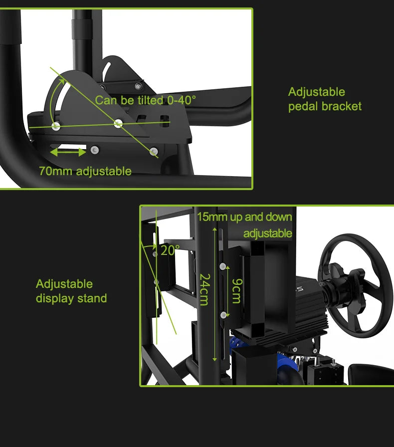 CAMMI racing F1 seat emulator cockpit driving emulator game seat race game