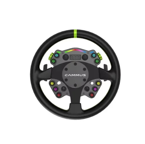 CAMMUS C12 with LC100 pedals kit C12 Direct Drive Steering Wheel Global First includes two T-shaped base flanges