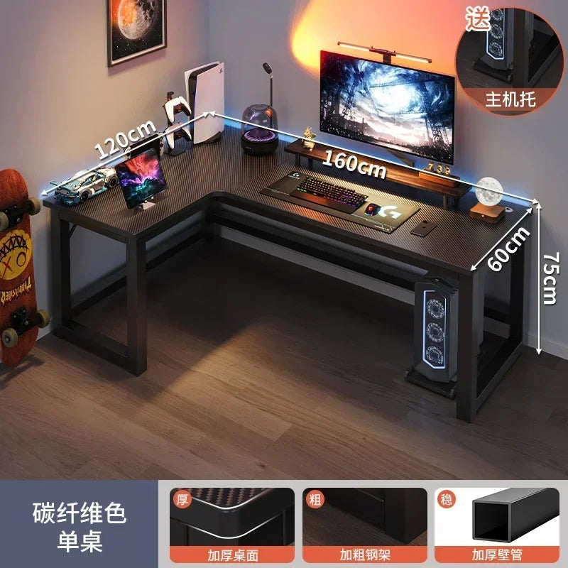 Gaming Desks, Writing Desk, Double Table, Family Bookcase Combination, Bedroom Study E-sports Room Use