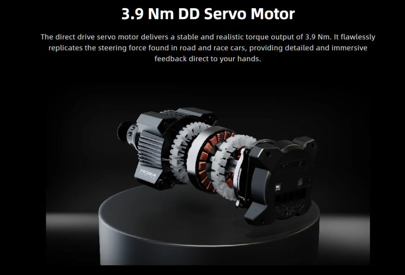 MOZA Racing R3 3.9Nm Direct Drive Wheel Base with ESX Steering Wheel and Pedals for Xbox