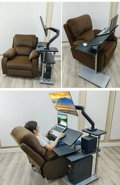 Bedside table Desktop space capsule E-sports table Bedside  Robotic arm  Lazy cockpit suspension bracket