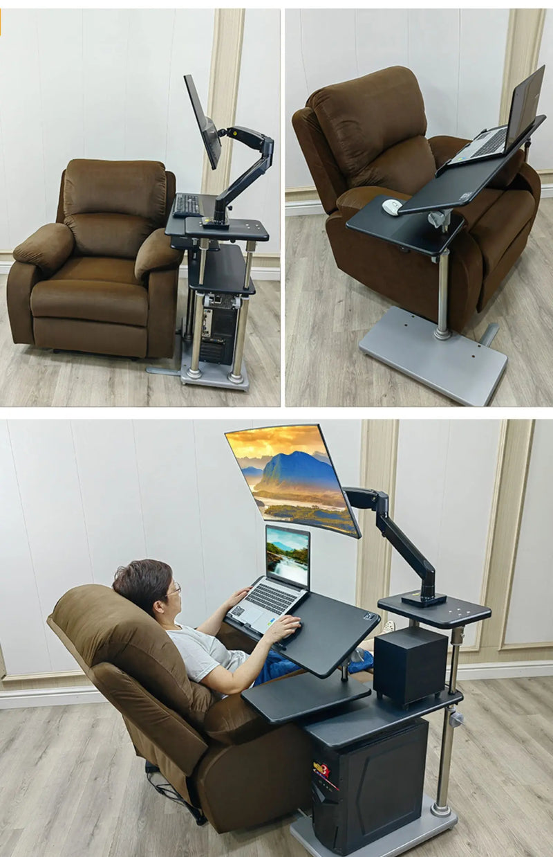 Bedside table Desktop space capsule E-sports table Bedside  Robotic arm  Lazy cockpit suspension bracket