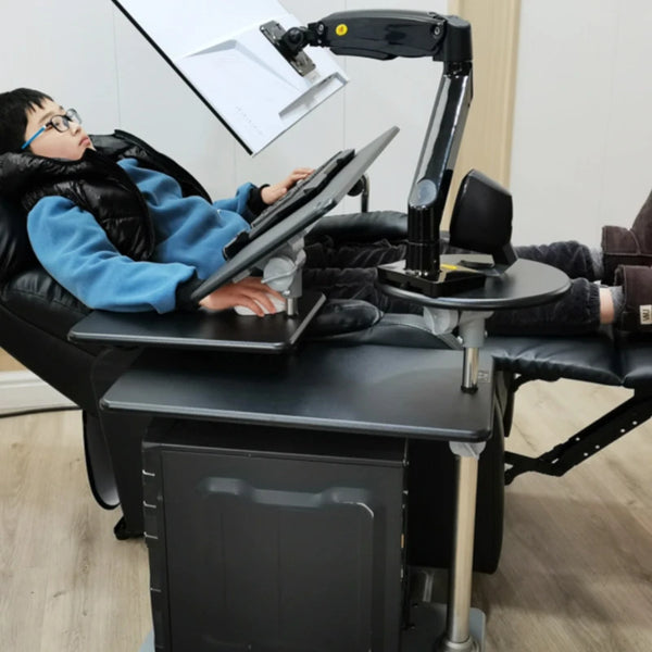 Bedside table Desktop space capsule E-sports table Bedside  Robotic arm  Lazy cockpit suspension bracket