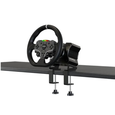 MOZA Racing R5 Direct Drive Wheel Base 5.5 N·m Peak Torque APP Cloud Control with Steering Wheel ,Pedals,Table Clamp