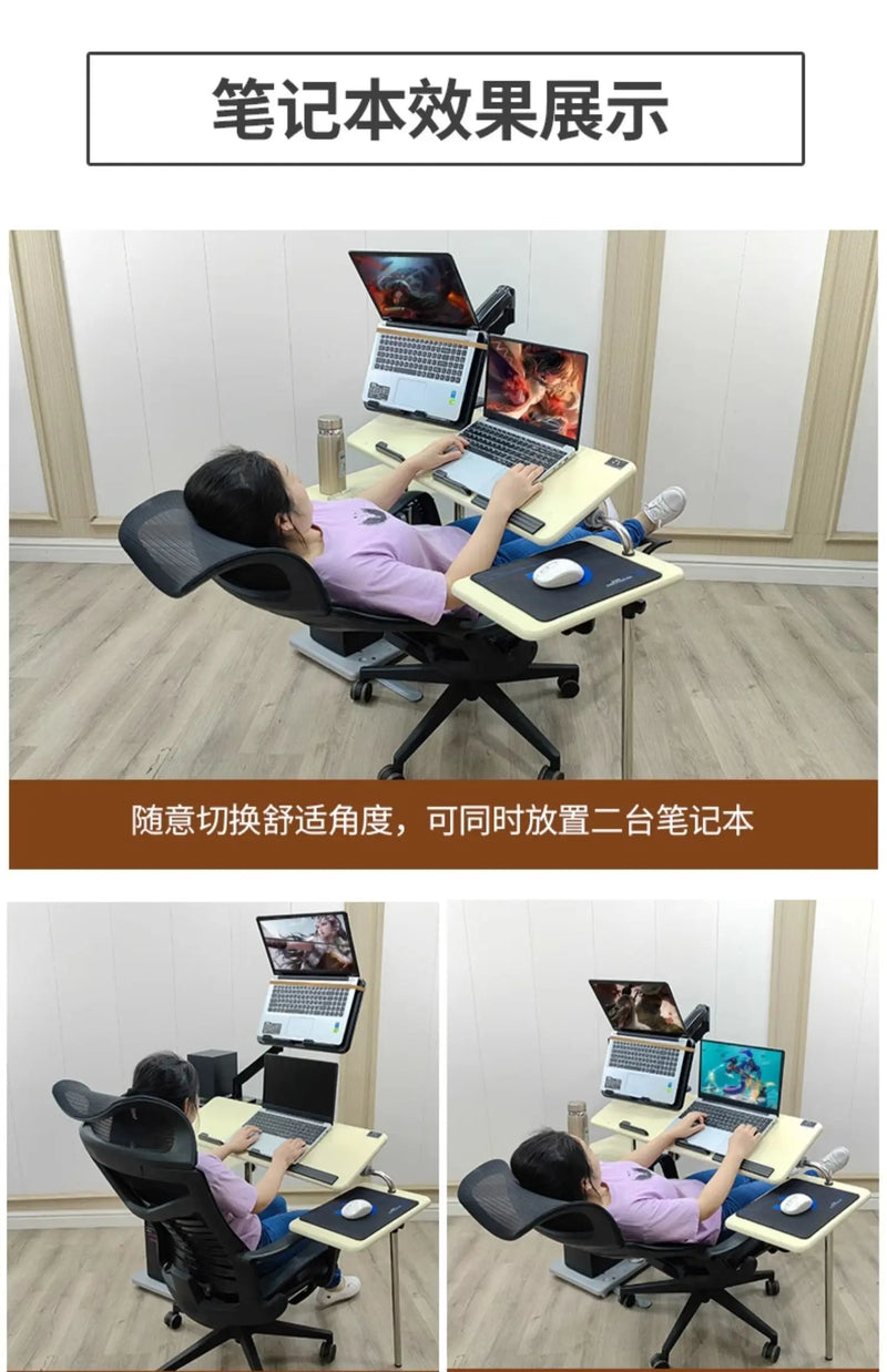 Bedside table Desktop space capsule E-sports table Bedside  Robotic arm  Lazy cockpit suspension bracket