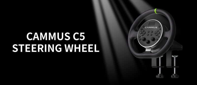 CAMMUS C5 Direct Drive Steering Wheel Global First includes two T-shaped base flanges