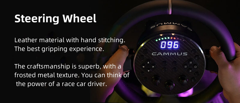 CAMMUS C5 Direct Drive Steering Wheel Global First includes two T-shaped base flanges