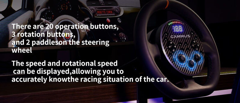CAMMUS C5 Direct Drive Steering Wheel Global First includes two T-shaped base flanges