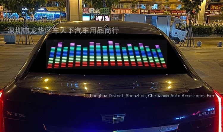 Car Music Voice Control Rhythm Lamp